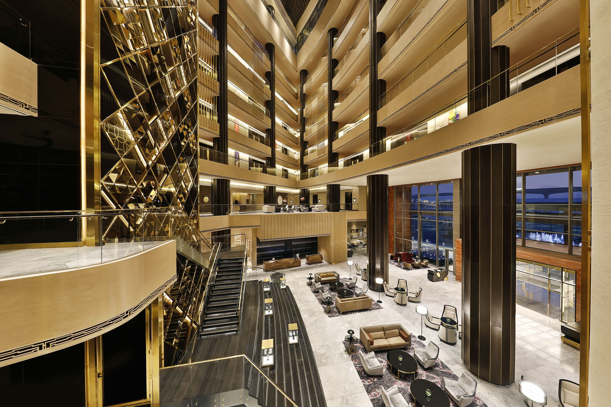 Alrayyan Hotel Doha, Curio Collection By Hilton Al Rayyan Exterior foto The lobby of the hotel